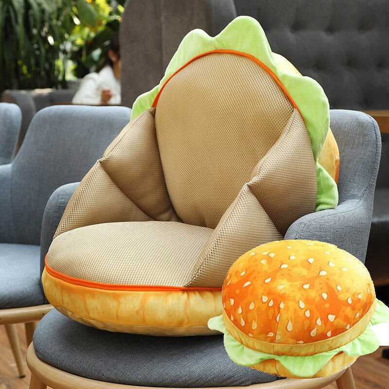 Burger Pillow - CozyBite