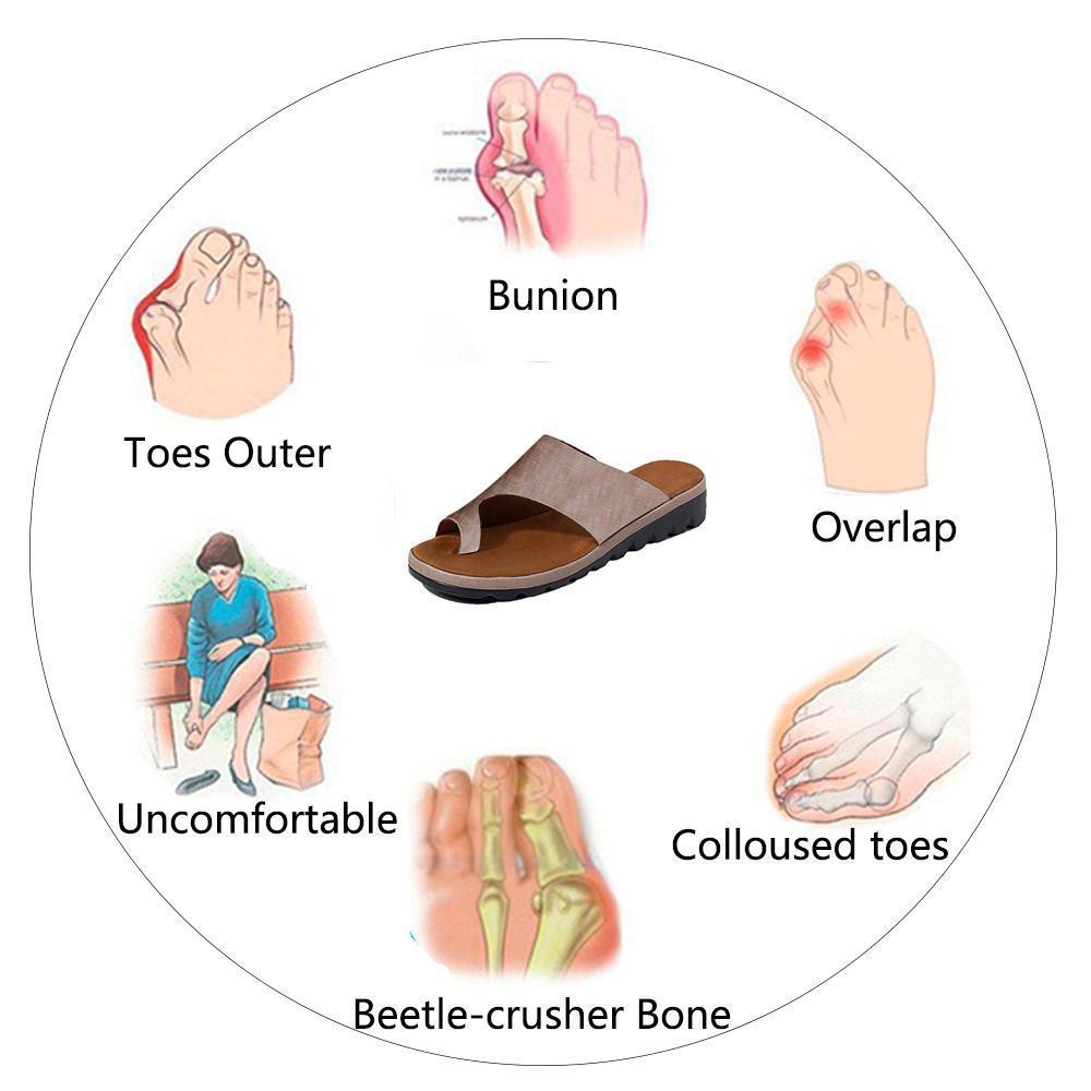 Orthopedic Toe Corrector Sandals - SoleHarmony