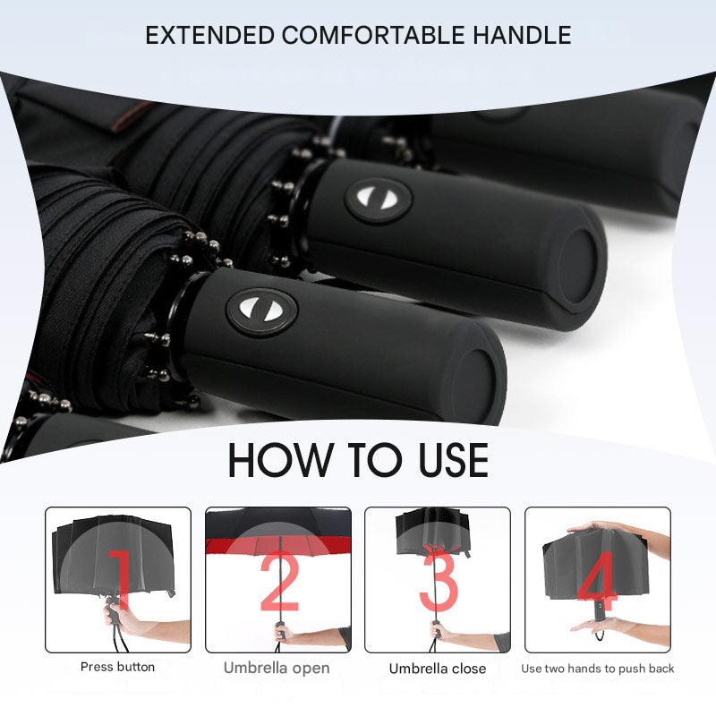 Stormproof Foldable Umbrella - NimbusGuard