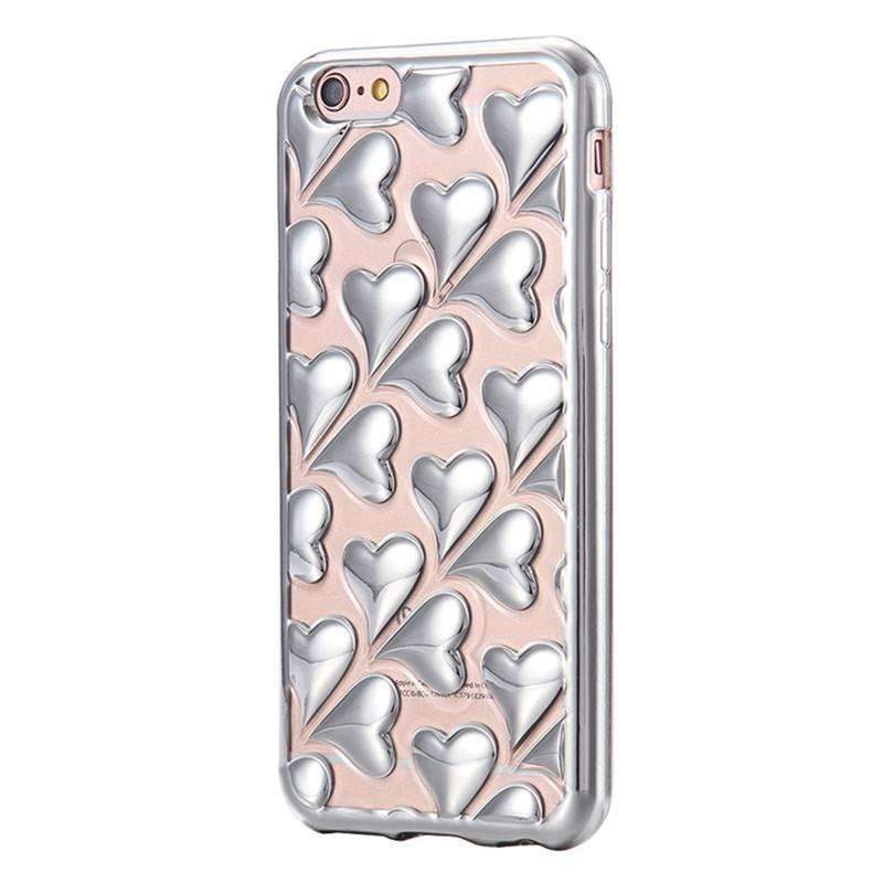 Heart-Shaped Rose Gold iPhone 6/6S Case - LuxeStyle