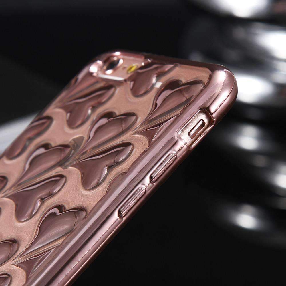 Heart-Shaped Rose Gold iPhone 6/6S Case - LuxeStyle