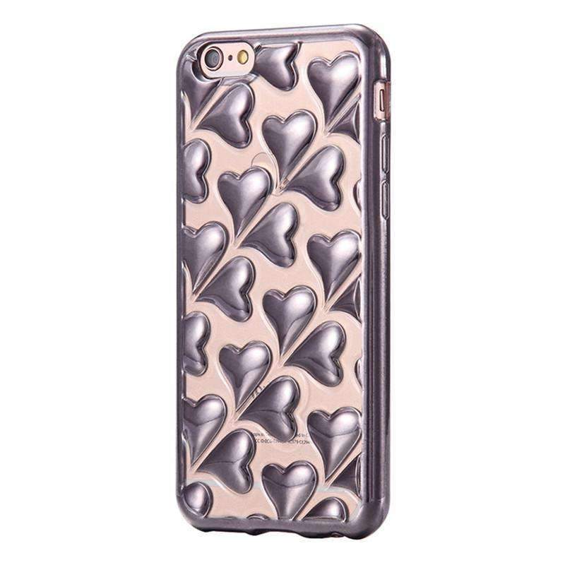 Heart-Shaped Rose Gold iPhone 6/6S Case - LuxeStyle