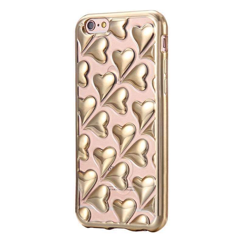 Heart-Shaped Rose Gold iPhone 6/6S Case - LuxeStyle