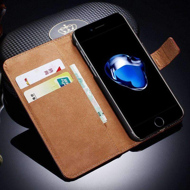 Wallet Flip Cover Phone Bag Stand - LuxeGuard