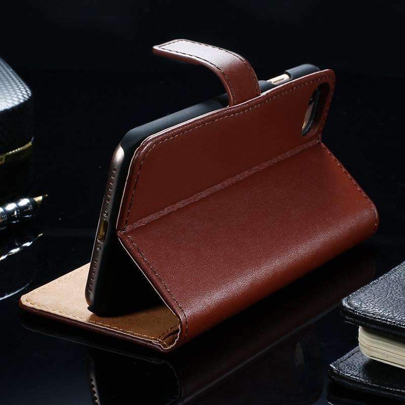Wallet Flip Cover Phone Bag Stand - LuxeGuard