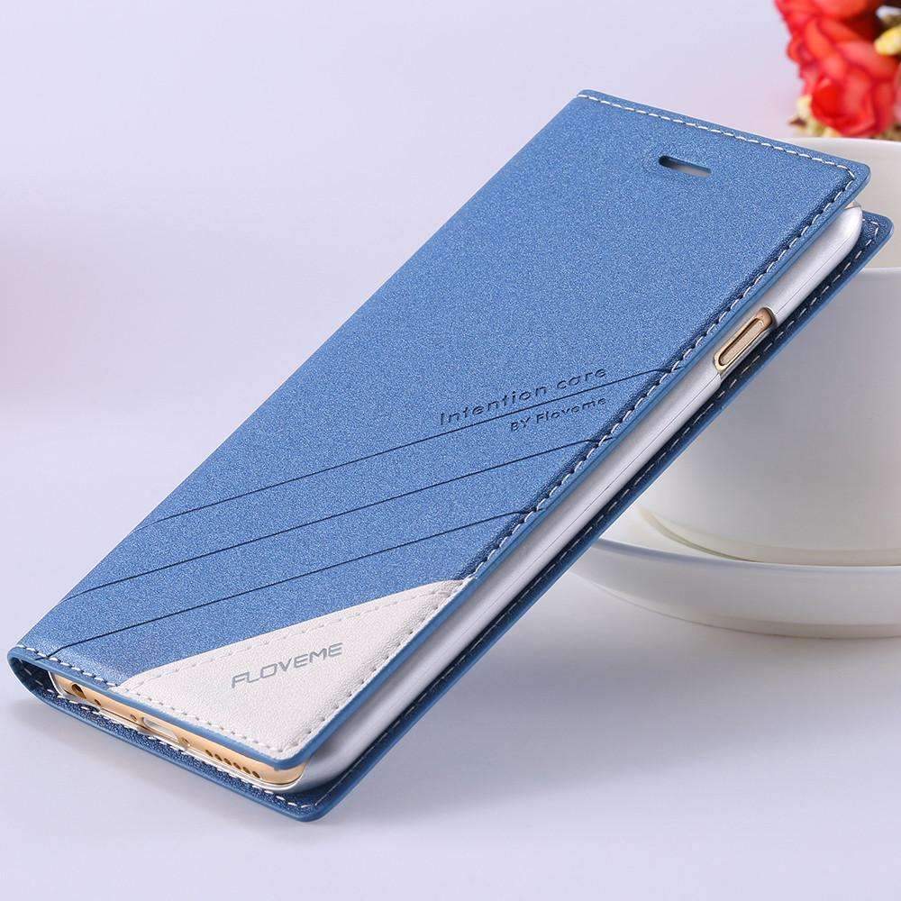 Magnetic Flip Leather Case - LuxeGuard