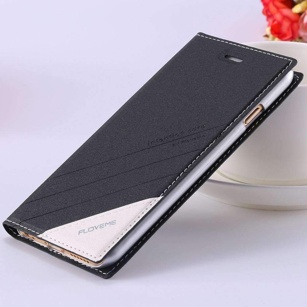 Magnetic Flip Leather Case - LuxeGuard