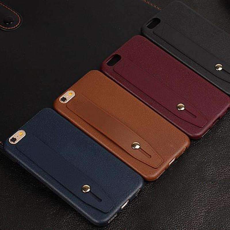 iPhone Back Cover Case with Holder - LuxeGuard