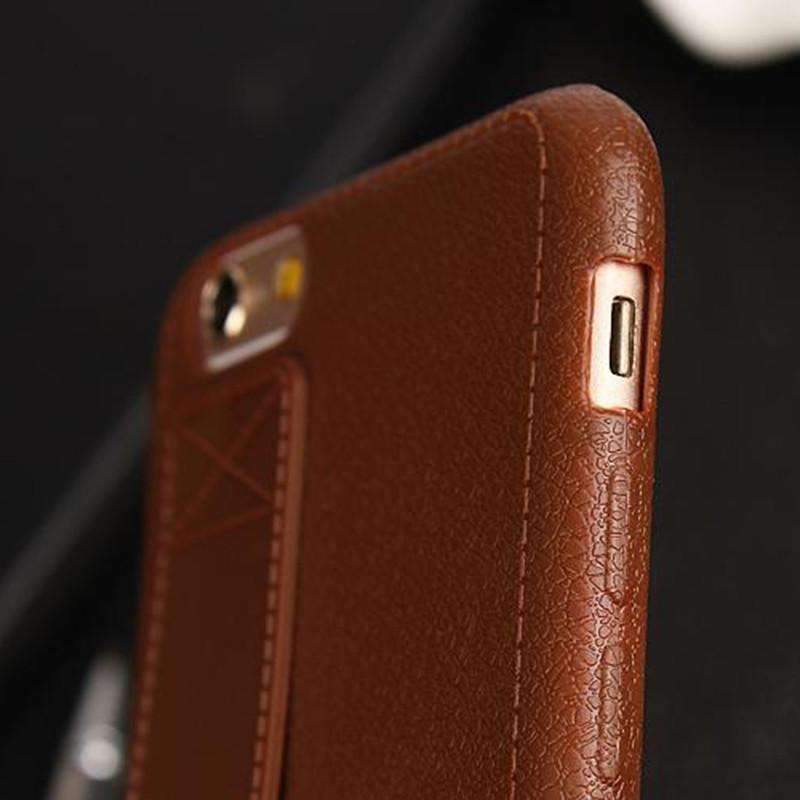 iPhone Back Cover Case with Holder - LuxeGuard