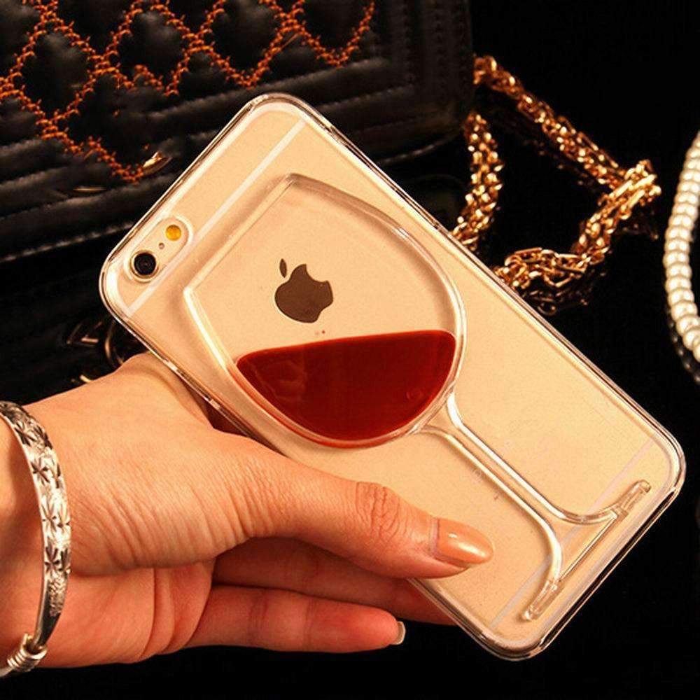 Red Wine Transparent iPhone 7/7 Plus Case - LuxeGuard