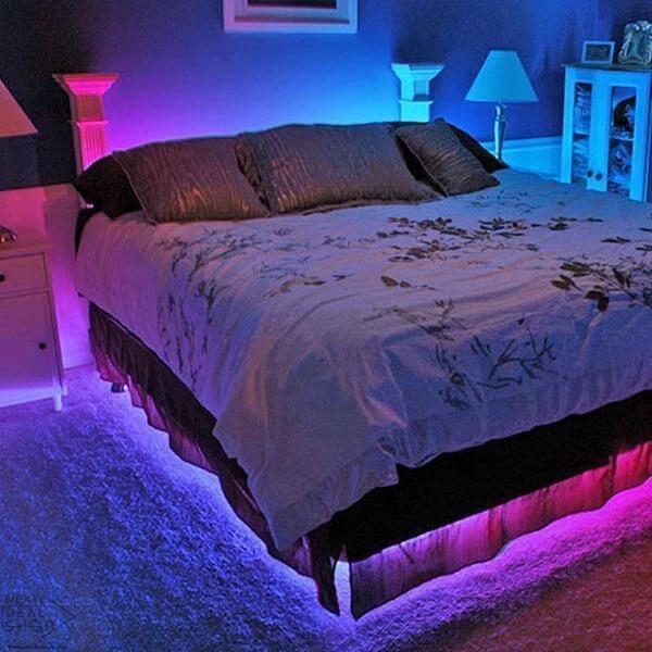 Color Changing LED Light Strip 16FT - LuminaGlow