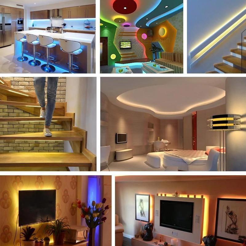 Color Changing LED Light Strip 16FT - LuminaGlow