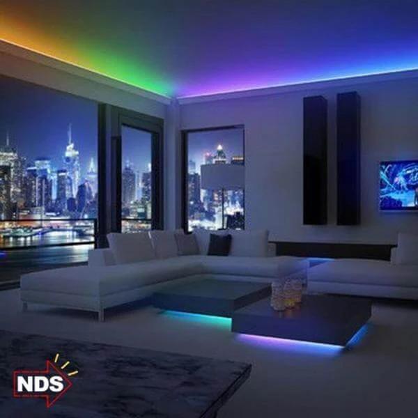 Color Changing LED Light Strip 16FT - LuminaGlow