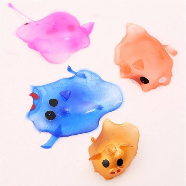 Memory Foam Pig Splat Toy - PlushyPals