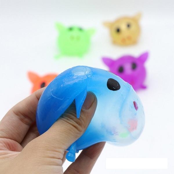 Memory Foam Pig Splat Toy - PlushyPals