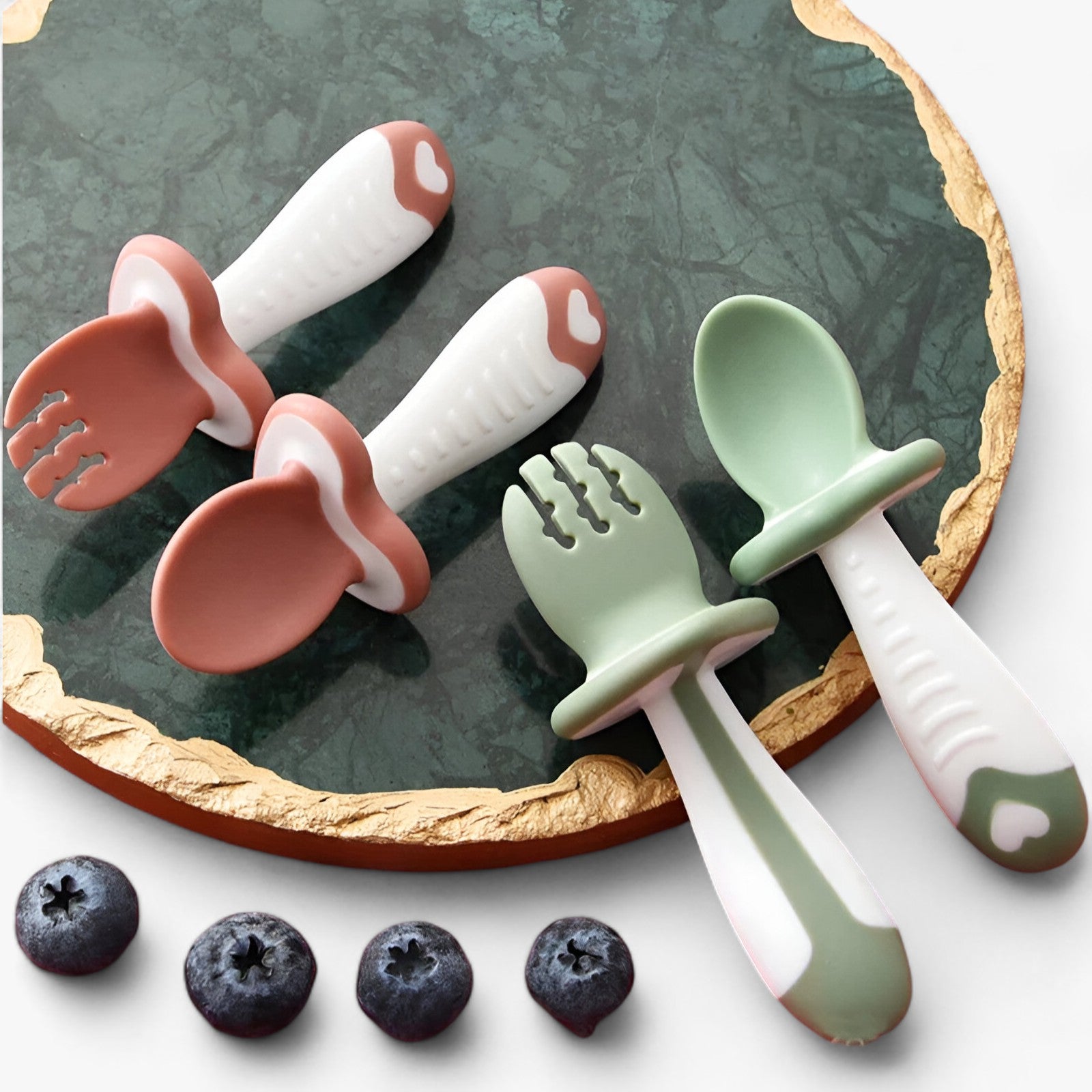 Silicone Toddler Cutlery Set - LittleFeast