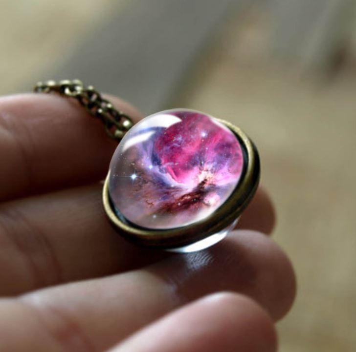 Galaxy Pendant Necklace - Celestial Luxe