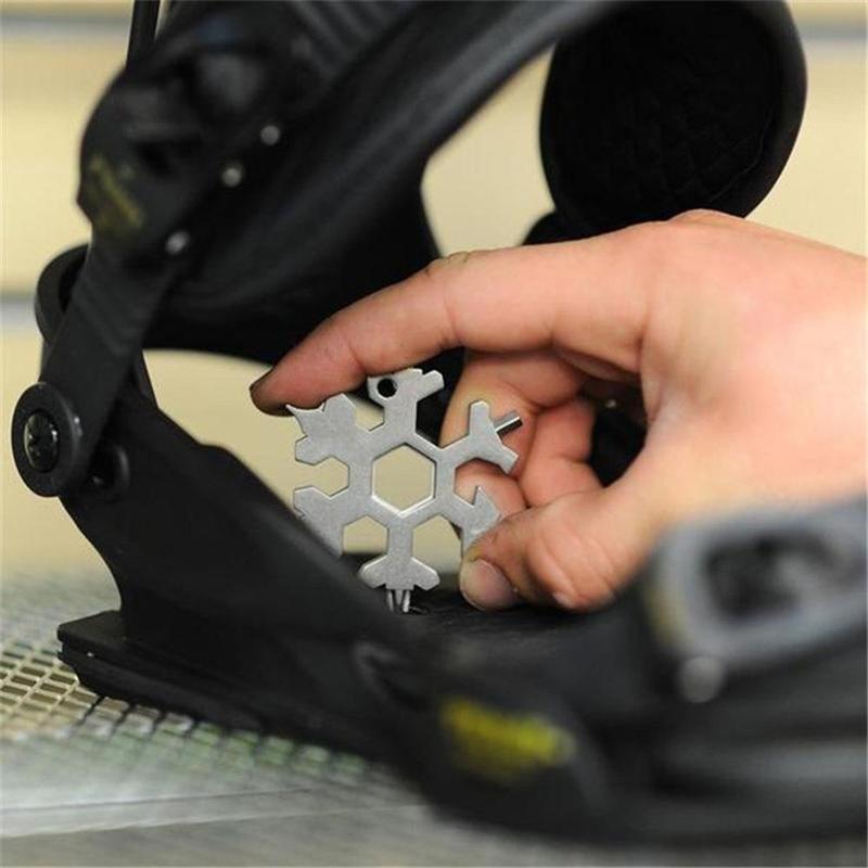 Stainless Steel Snowflake Multi-Tool - GearCraft Elite