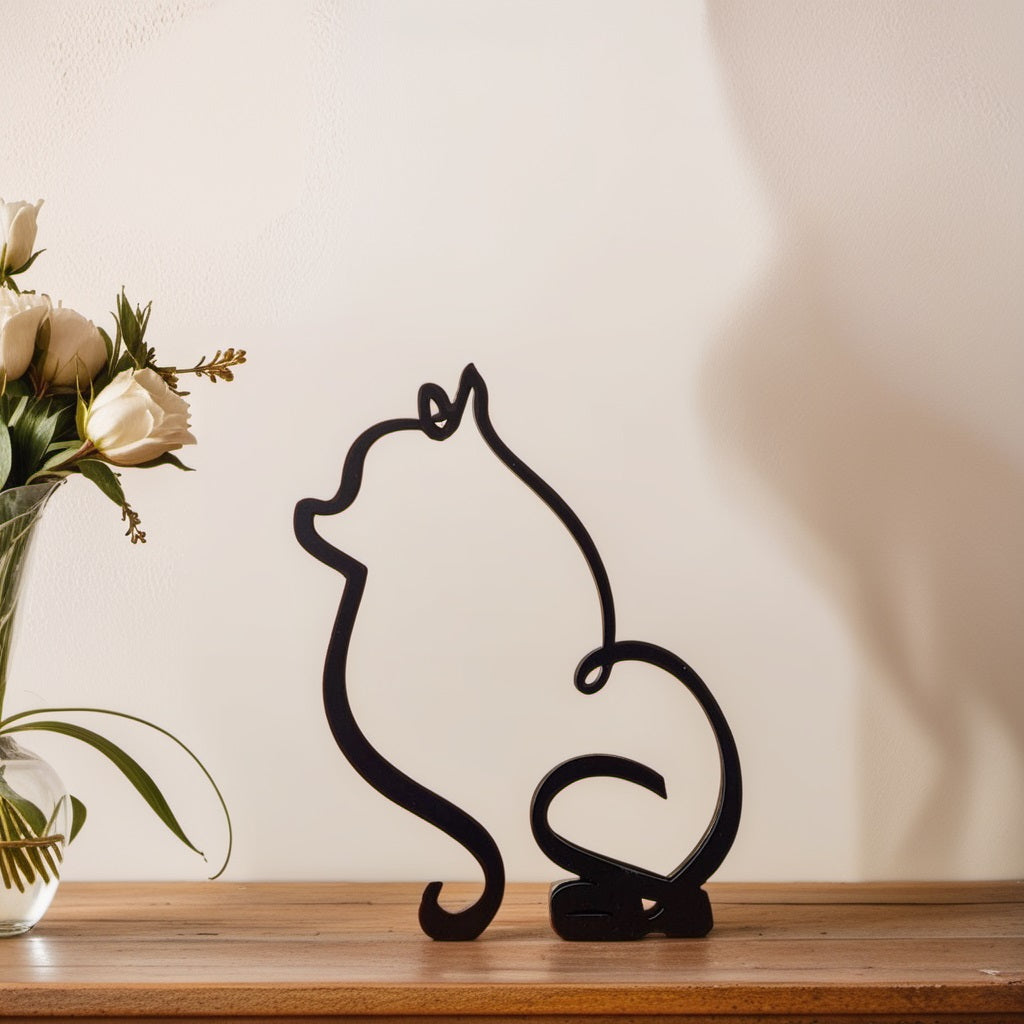 Canine Abstract Sculpture - ArtistryPaws