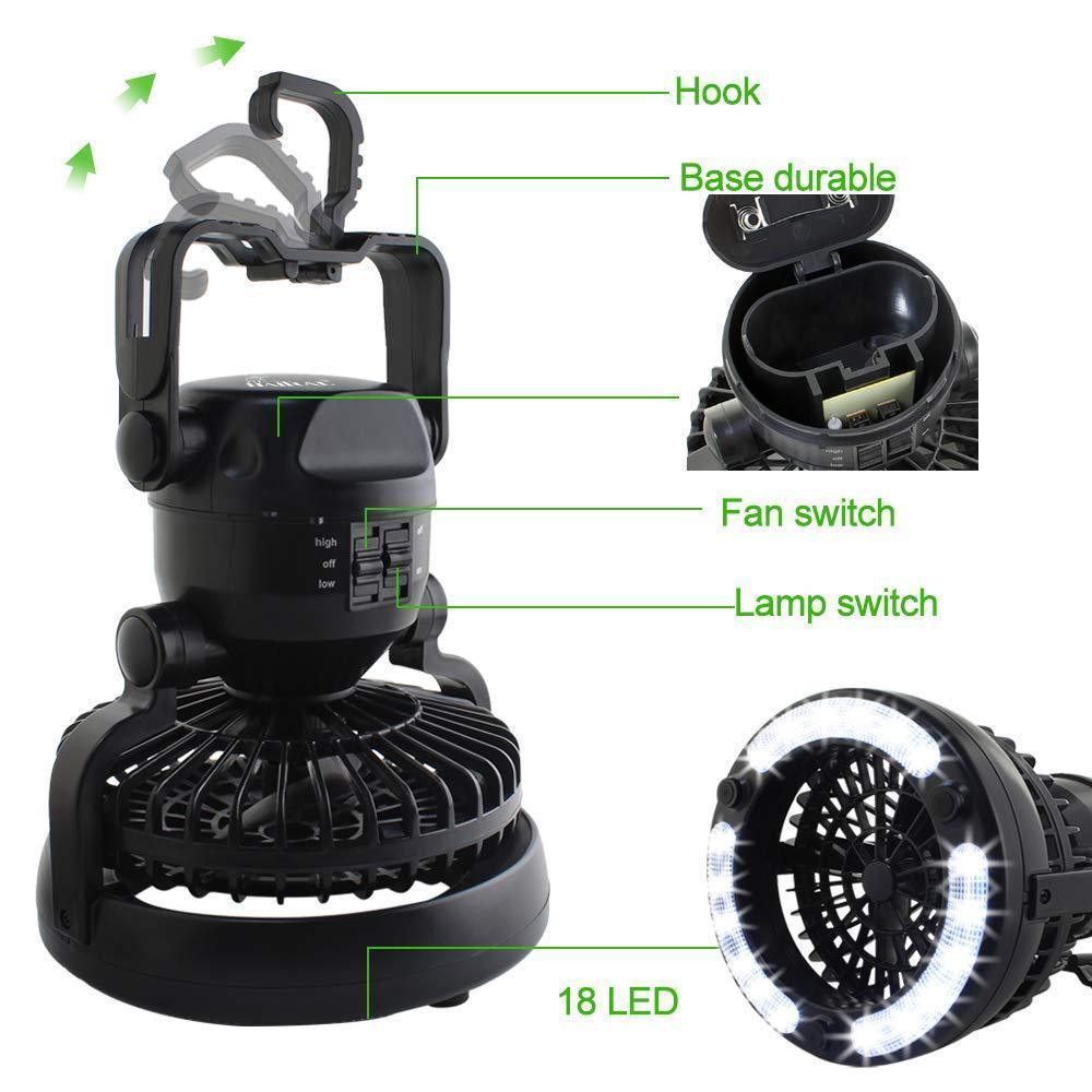 Camping Fan Light - EcoBreeze
