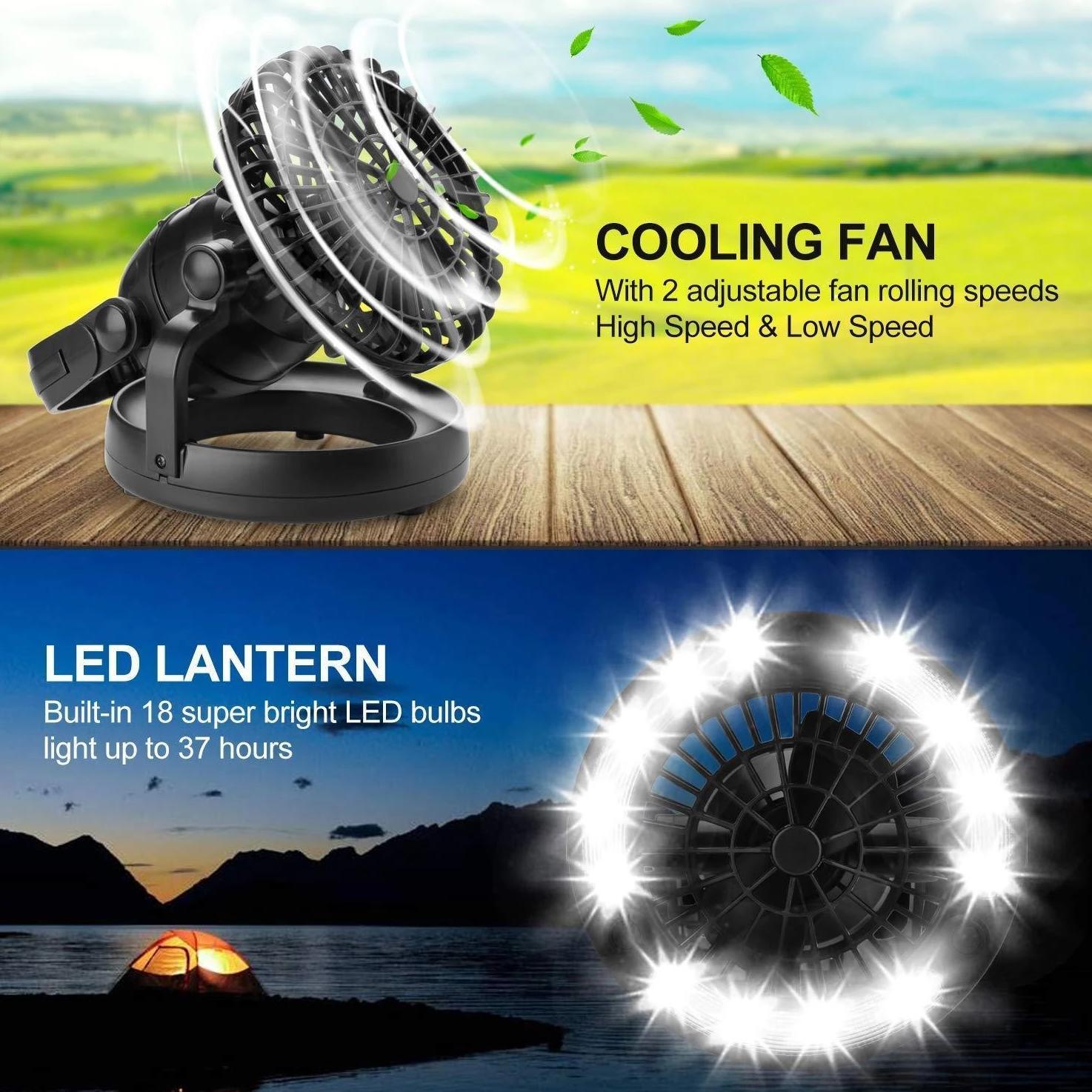 Camping Fan Light - EcoBreeze