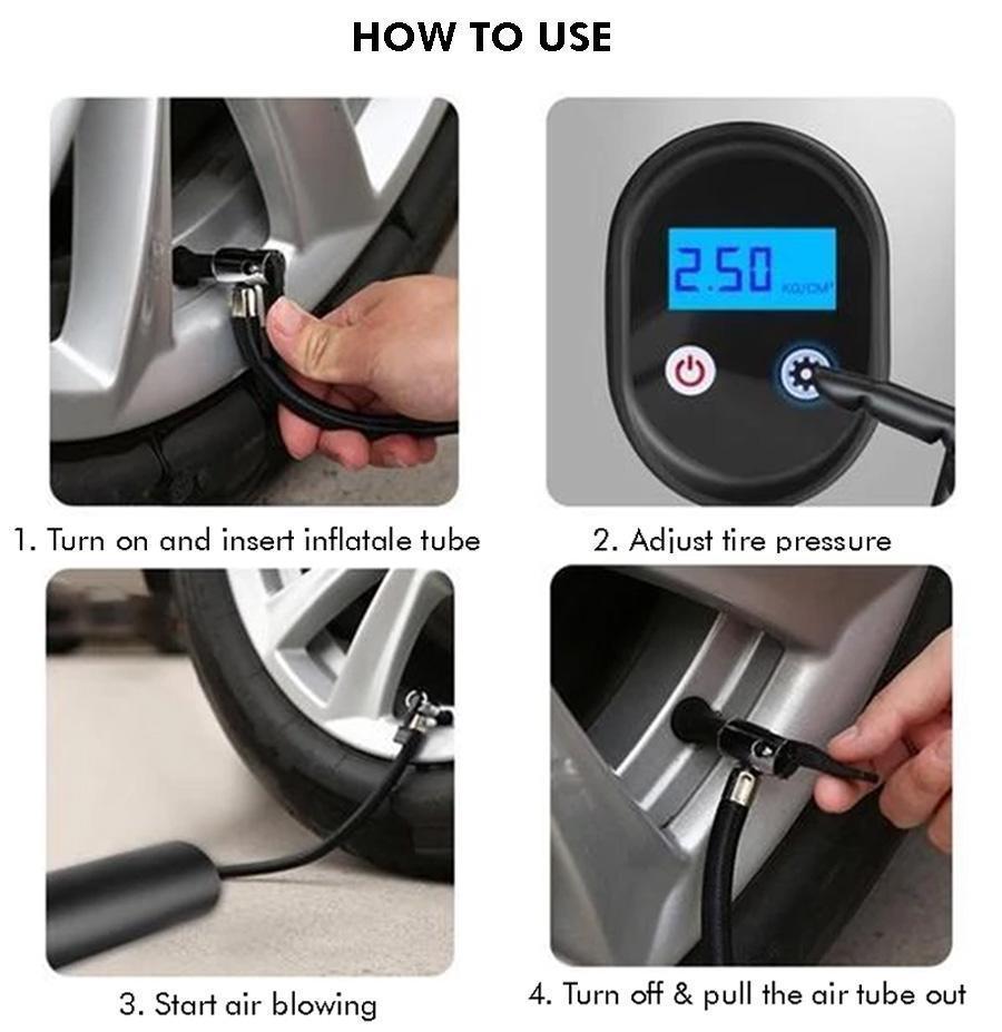 Portable Air Pump - AeroMax Compact Inflator