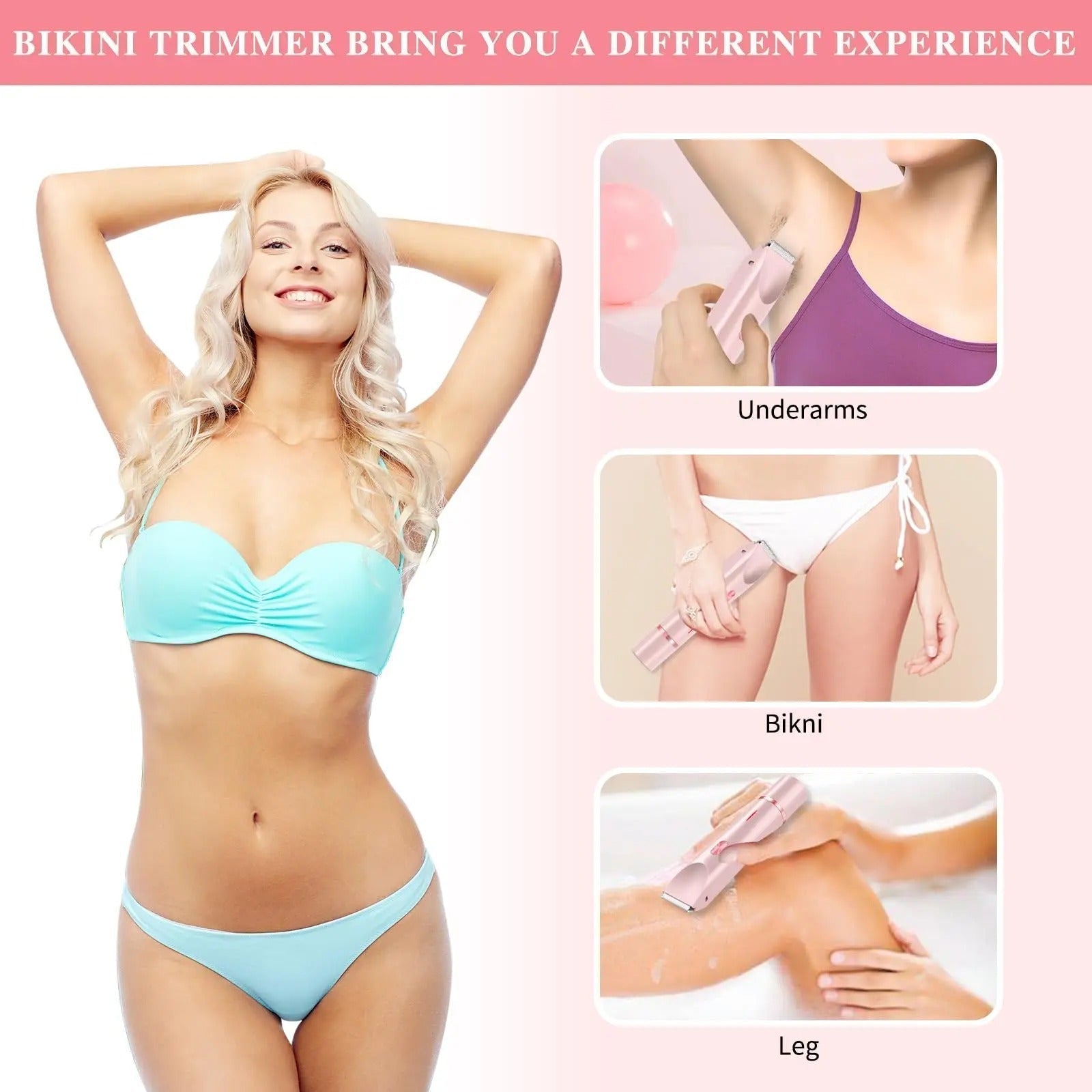 Waterproof Bikini Trimmer - LuxeGroom