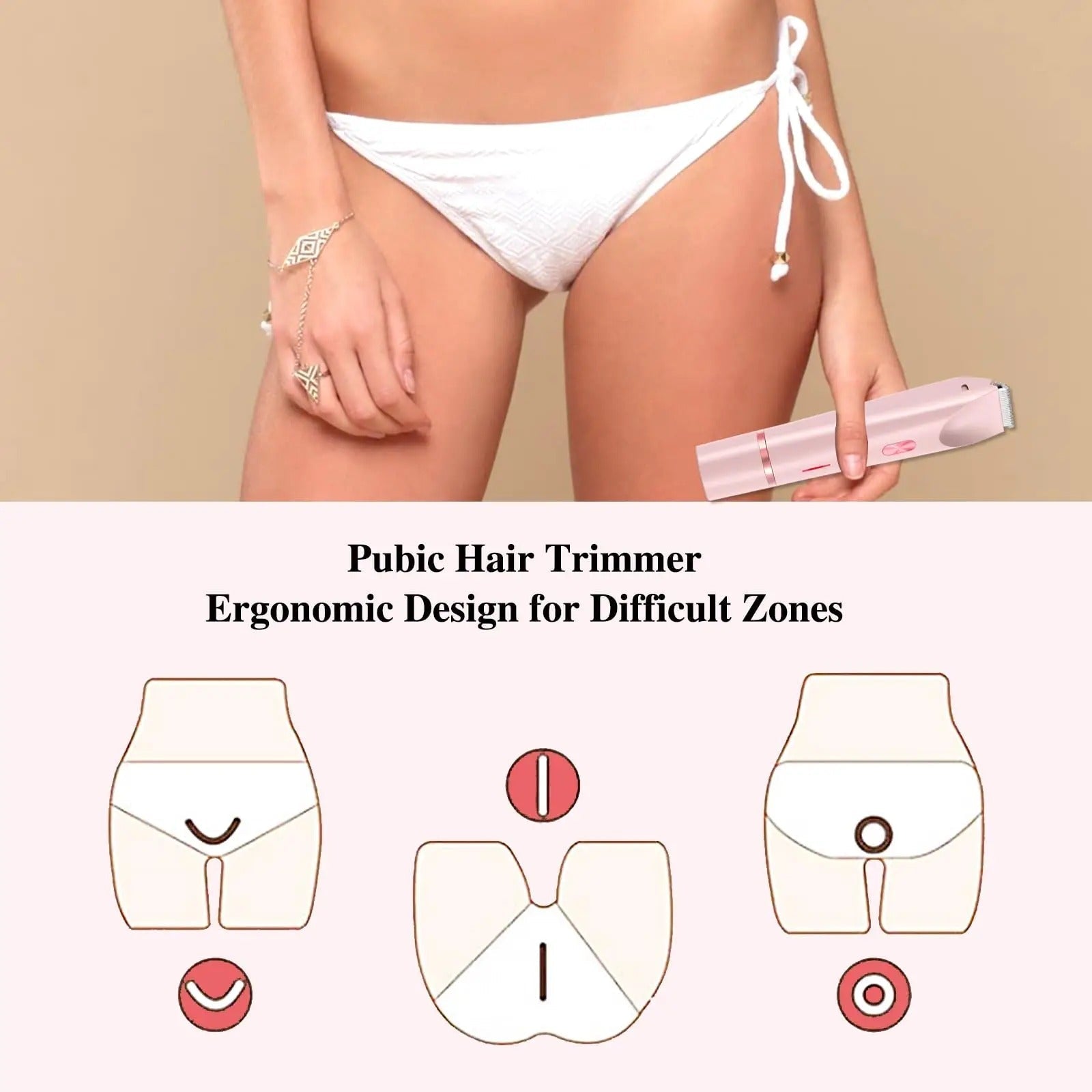Waterproof Bikini Trimmer - LuxeGroom