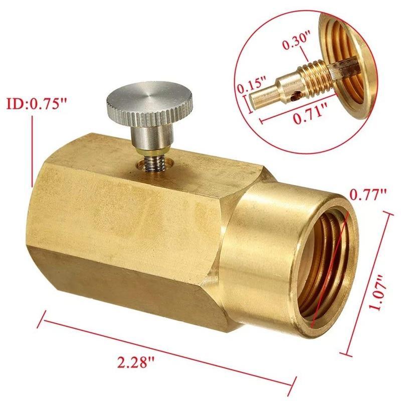 CO2 Refill Adapter Connector Kit - AquaPro Essentials