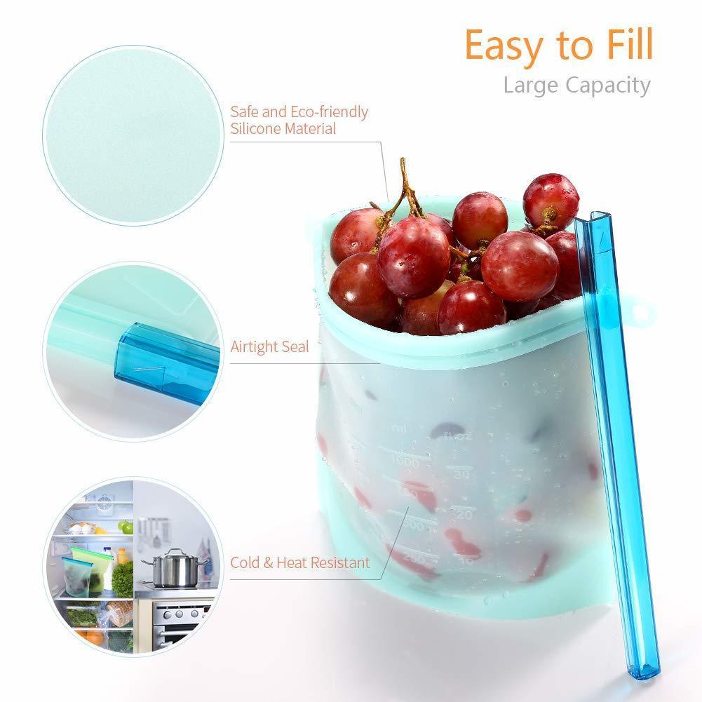 Leakproof Zip Lock Containers - EcoPure Essentials