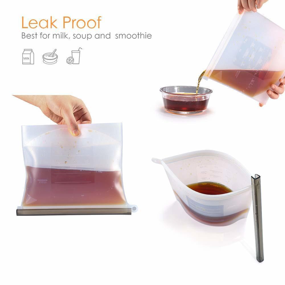 Leakproof Zip Lock Containers - EcoPure Essentials