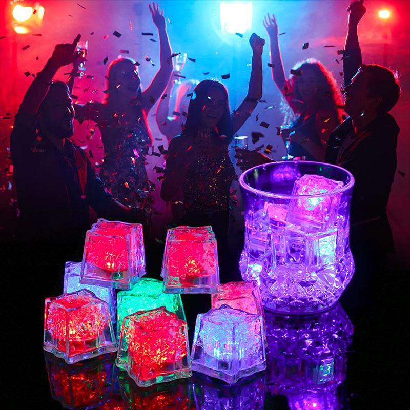 LED Ice Cube Night Light - LuminaGlow