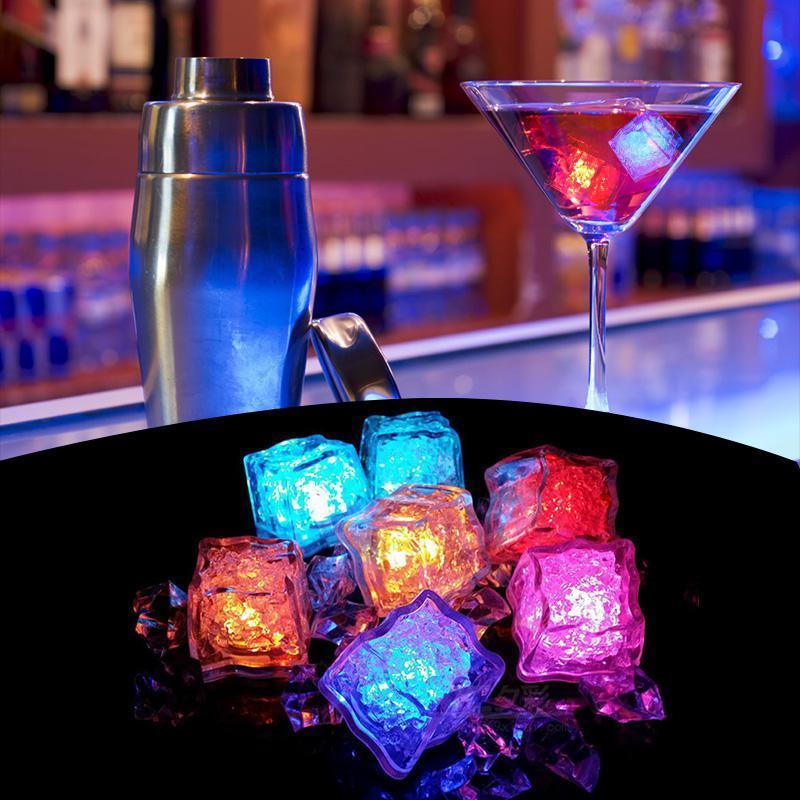 LED Ice Cube Night Light - LuminaGlow