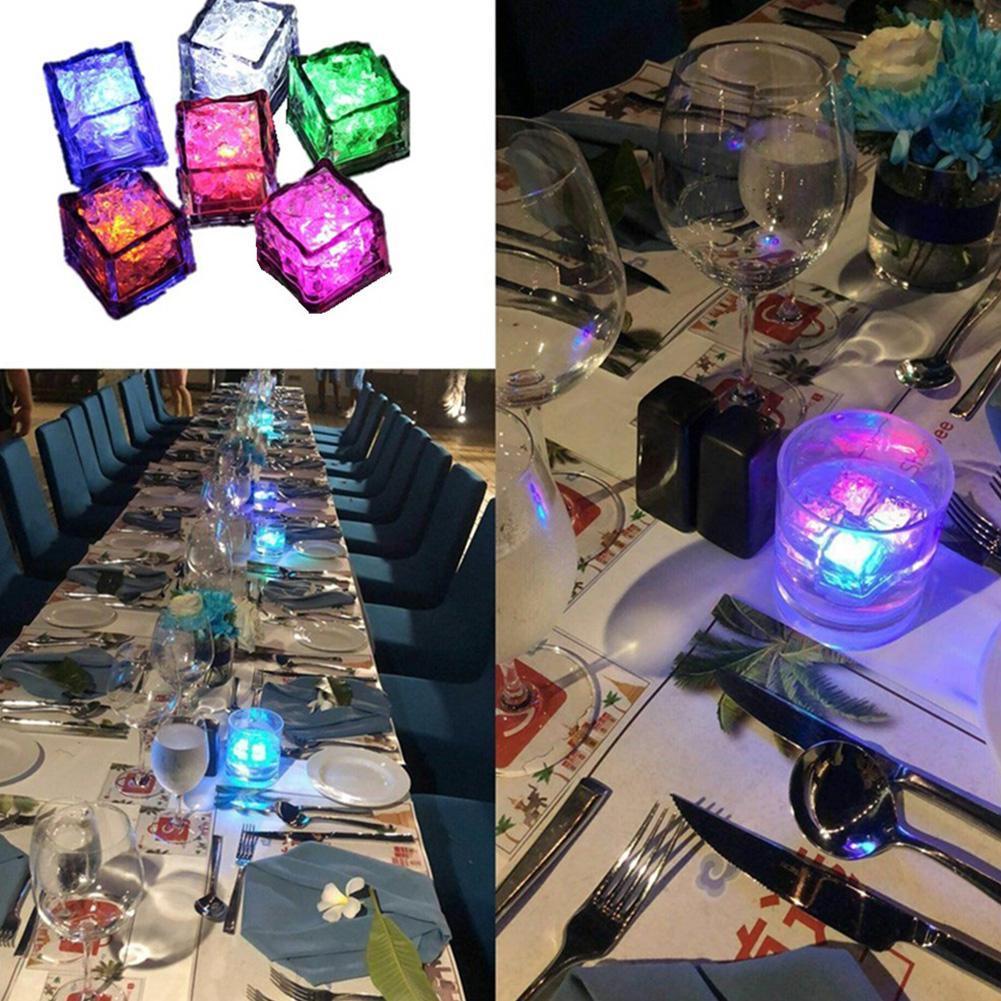 LED Ice Cube Night Light - LuminaGlow