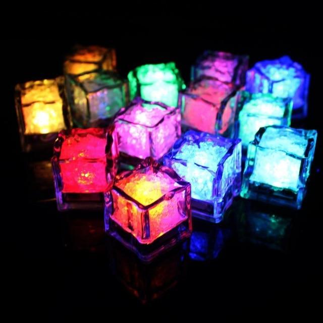 LED Ice Cube Night Light - LuminaGlow