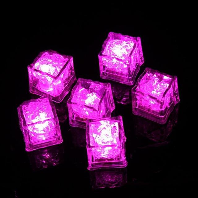 LED Ice Cube Night Light - LuminaGlow