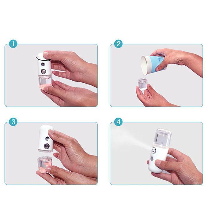 Portable Facial Steamer - LuxeGlow Essentials