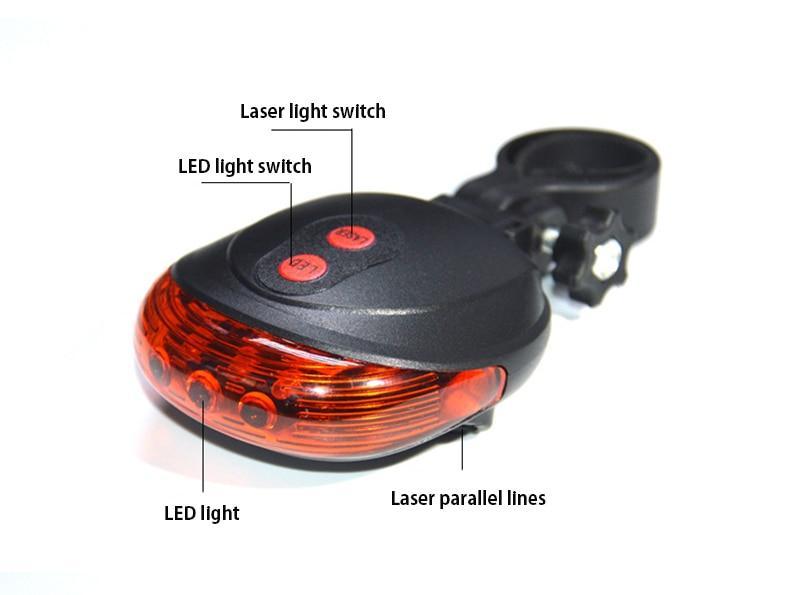 LED Bike Safety Light - LuminoGuard