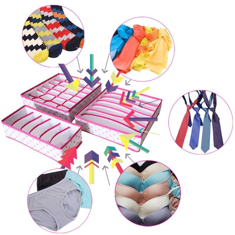 Lingerie Drawer Organizer Set - LuxeNest Essentials