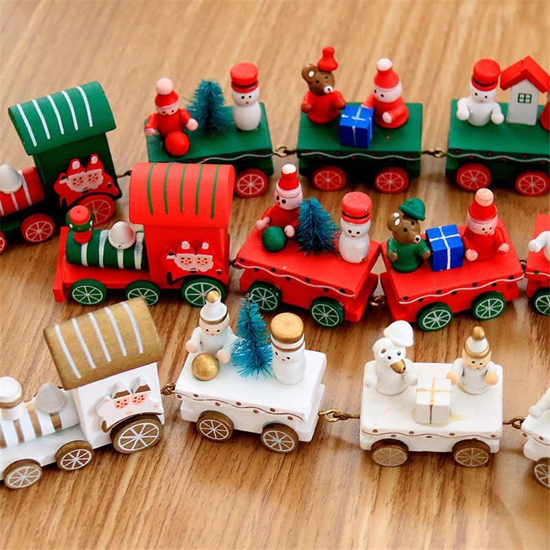 Wood Christmas Train - Evergreen Crafts