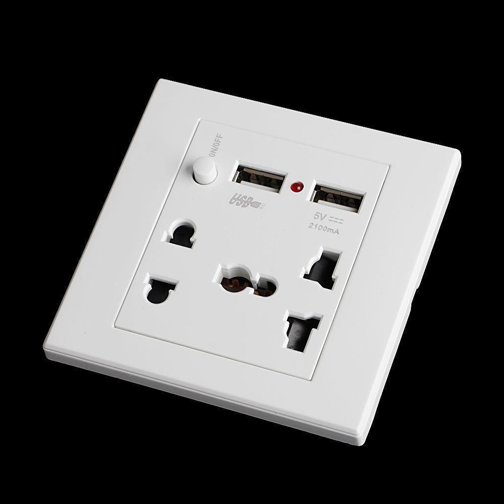 Double USB Port Power Socket - LuxeCharge