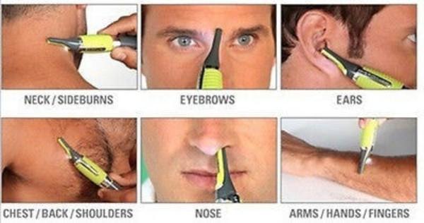 Precision Facial Hair Trimmer - LuxeGroom Essentials