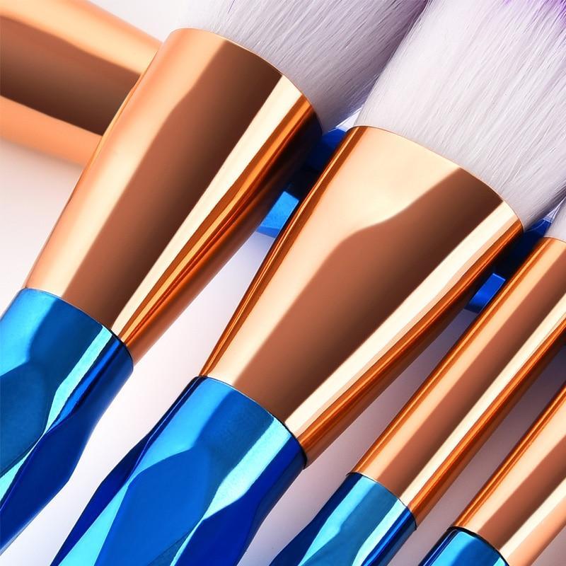 Unicorn Makeup Brushes - GlamourNest 12-Piece Set