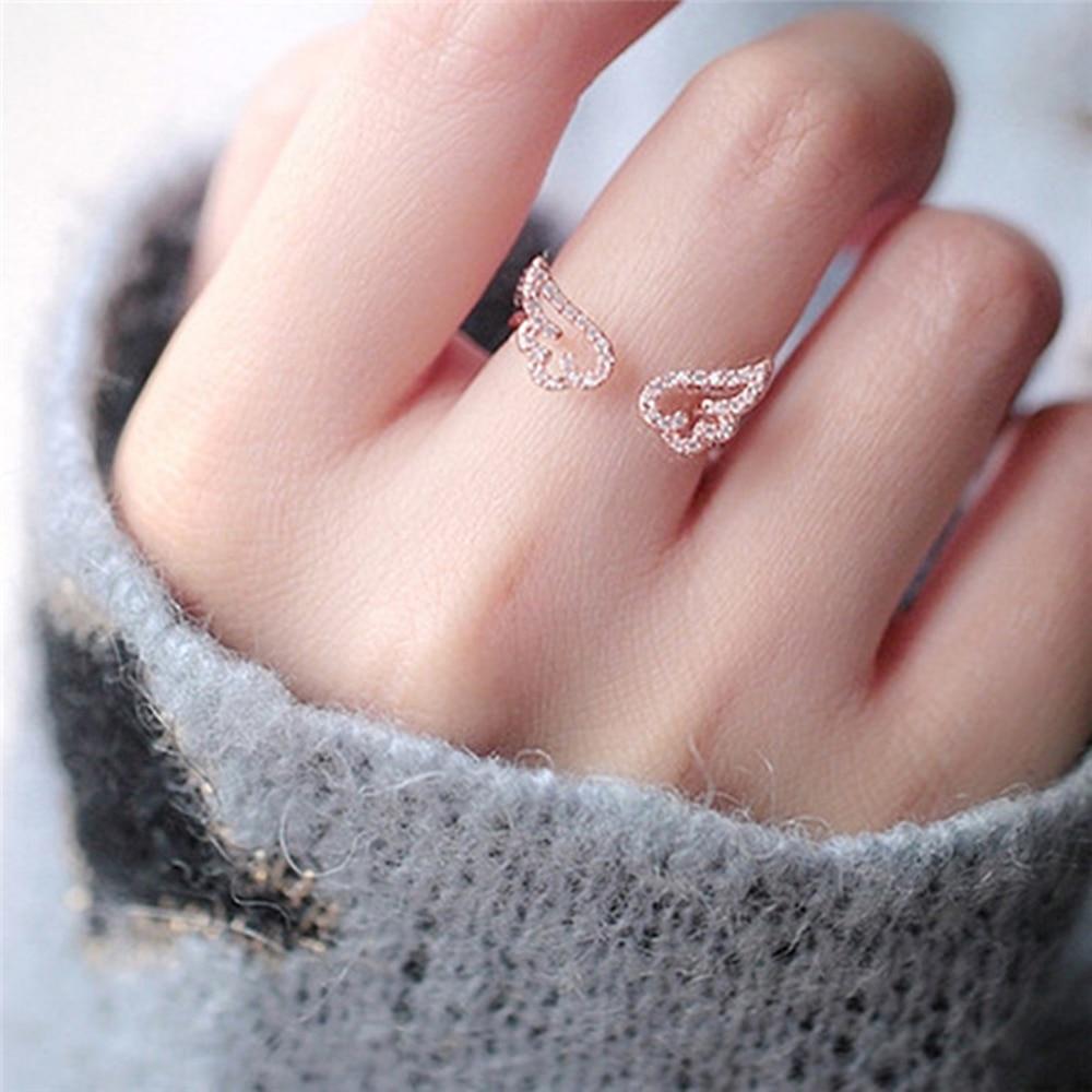 Angel Wing Ring - Celestial Elegance