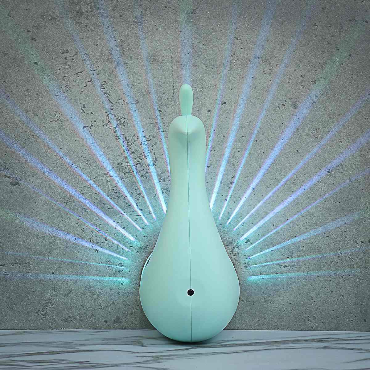 Peacock Night Light Projector - Luminara Dreams