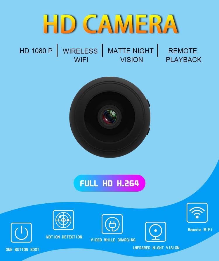 1080P HD Mini Wireless WiFi Security Camera - SecureView