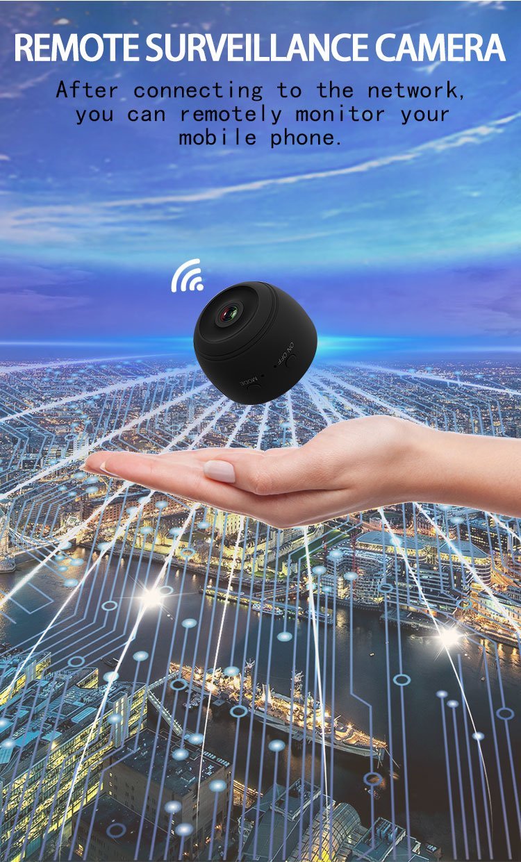1080P HD Mini Wireless WiFi Security Camera - SecureView