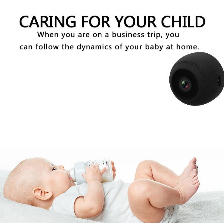 1080P HD Mini Wireless WiFi Security Camera - SecureView