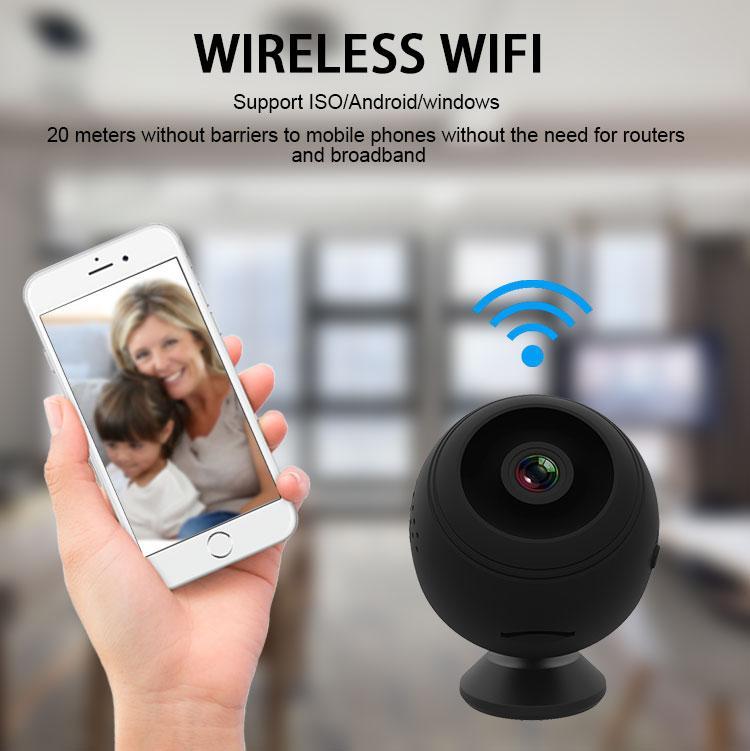 1080P HD Mini Wireless WiFi Security Camera - SecureView