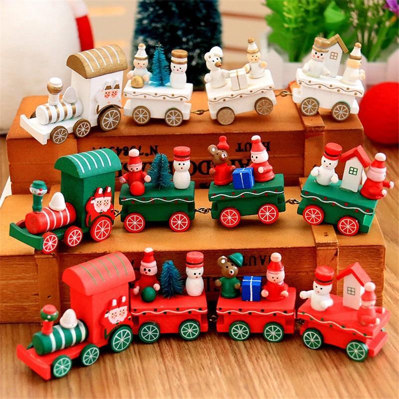 Wood Christmas Train - Evergreen Crafts